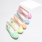 C304 Fluorescent Stripe Flat shoes_shoes